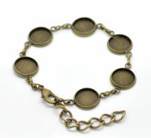 Bracelet chaine bijoux support quilling bronze