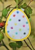 Broderie papier oeuf paques loisir creatif eugenie point etoile