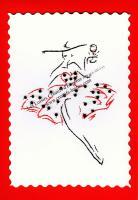 Broderie sur papier carte a broder le petite robe rouge a pois noirs loisirs creatifs d eugenie copie