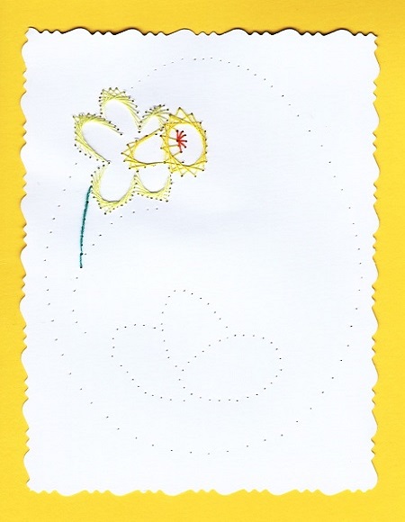 Broderie sur papier carte a broder loisirs creatifs 06