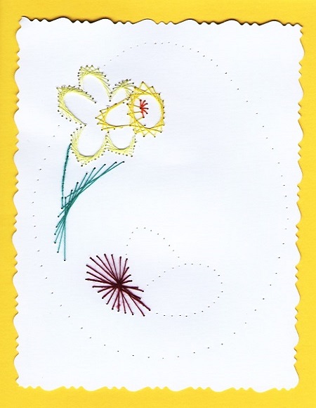 Broderie sur papier carte a broder loisirs creatifs 07