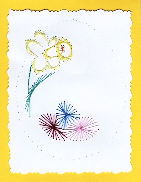 Broderie sur papier carte a broder loisirs creatifs 09