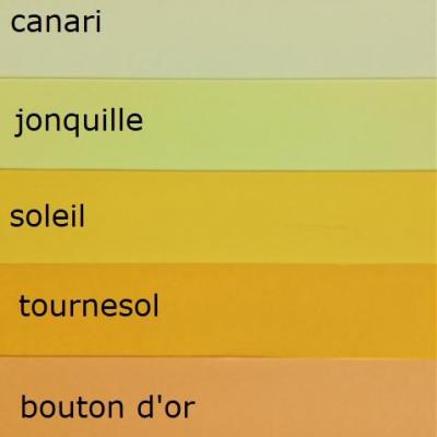 100 bandes de papier quilling assortiment JAUNES  - 160g - 5mm