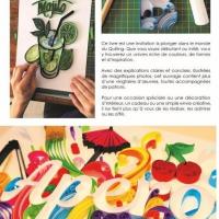 Dos couverture livre quilling lettre chiffre tableau prenom ecriture bande papier roule