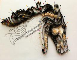 Epingle tableau quilling cheval loisir creatif eugenie 1