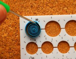 Epouser la forme d un gabarit cercle quilling loisirs creatifs 5