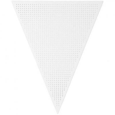 Carton à broder : fanion triangle, lot de 10, broderie point de croix