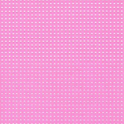 Feuille de papier perforée 300g - 2 points/cm - 17,5 x 24,5 cm rose broderie point de croix