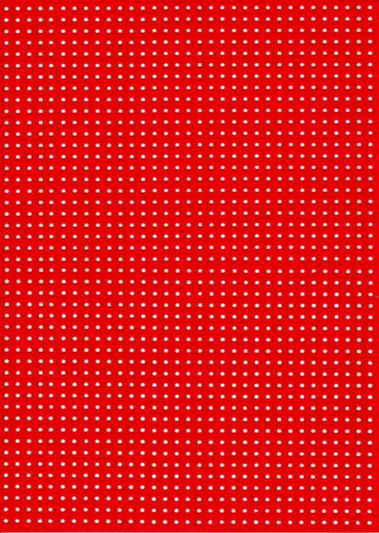 Feuille a broder couleur rouge 300g 2 points au cm 17 5 x 24 5 carton perfore point de croix
