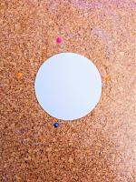 Fixer le cercle de papier liege epingles quilling soleil loisir creatif eugenie