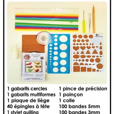 Formule matériel quilling 35€