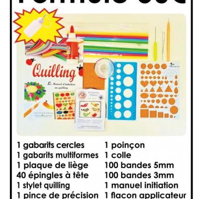 Formule matériel quilling 50€