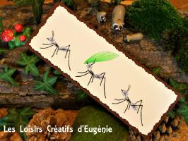 Fourmis marque page broderie papier loisir creatif eugenie