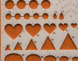 Gabarit coeur quilling loisirs creatifs 1