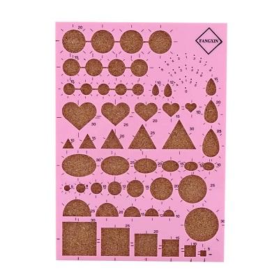 Gabarit quilling paperolle filigrana de papel template 04