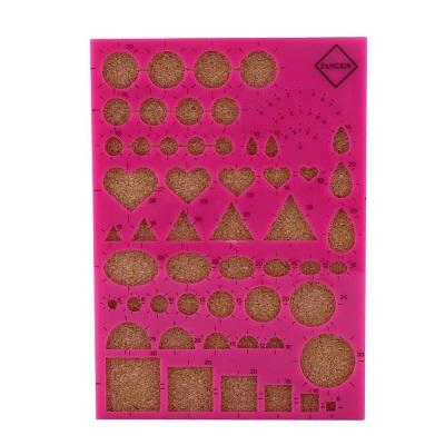 Gabarit quilling paperolle filigrana de papel template 11