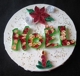 Joelle tableau noel 2016 quilling loisirs creatifs d eugenie