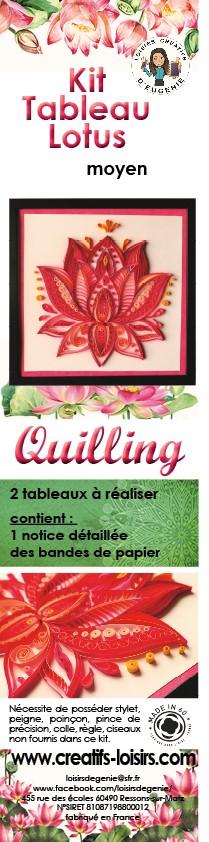 Kit lotus quilling