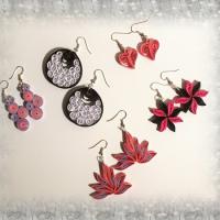 Kit quilling boucles d oreilles bouble oreille loisir creatif eugenie