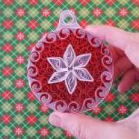 Kit quilling boule de noel christmas