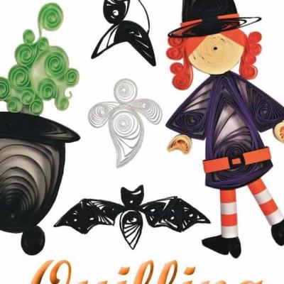 Kit quilling halloween modele facile loisir creatif eugenie enfant diy 02