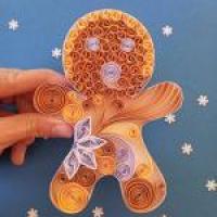 Kit quilling noel pain d epices