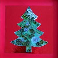 Kit quilling noel tableau sapin