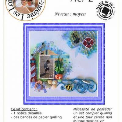 Kit scrapbooking quilling mer loisir creatif