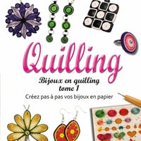 Livre quilling bijoux tome 1 tuto modele debutant facile paperolles boucles d oreilles 1