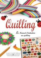 Livre quilling manuel initiation au quilling facile debutant tuto modele quilling