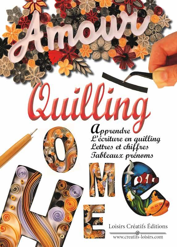 Livre quilling tableau prenom apprendre lettre
