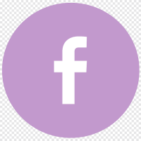 Logo facebook reseau social violet parme les loisirs creatifs d eugenie quilling broderie papier