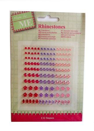 Loisirs creatifs strass rose et violet