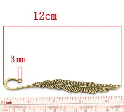 Marque page plume metal quilling diy 05