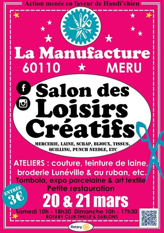 Meru salon loisirs creatifs diy mars 2027 quilling oise