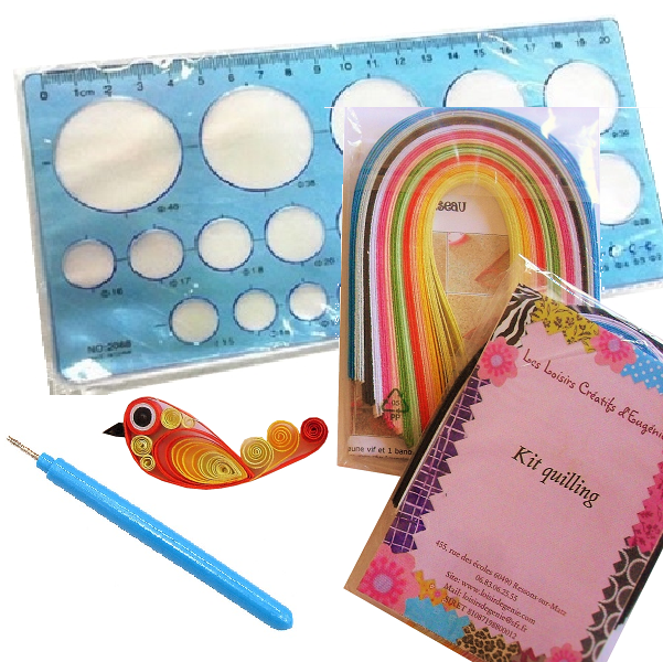 Mini set materiel quilling loisirs creatifs d eugenie