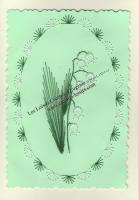 Muguet carte a broder broderie sur papier loisir creatif eugenie vert clochette
