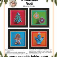 Notice quilling 4 tableau de noel 1