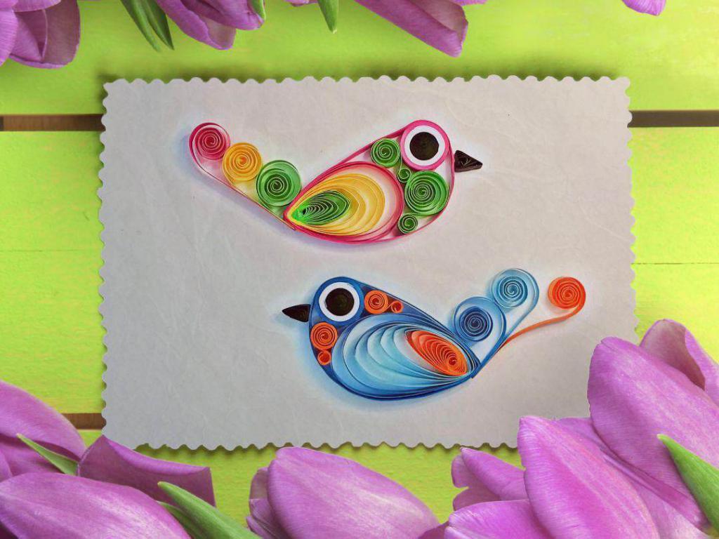 Oiseau atelier quilling salon loisirs creatifs compiegne apprendre initier diy