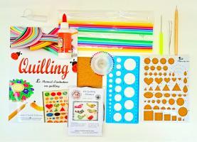 Outil materiel quilling papier roule paperolle formule 50 livre loisirs creatifs eugenie