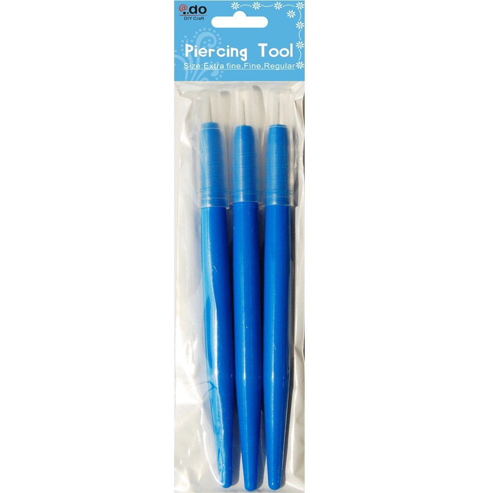 Outil perforation stylet aiguille poincon piquage piercing tool piquetage trou broderie papier