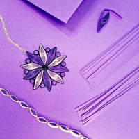 Papier violet made in france qilling loisirs creatifs diy