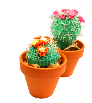 Quilling 3d cactus pot de fleur paper art papier bande loisir creatif eugenie diy