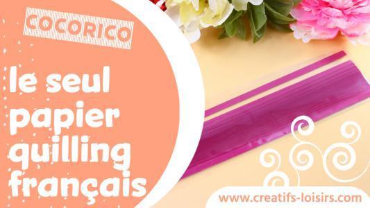 Fournisseur de bandes de papier quilling Made in France