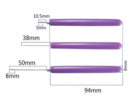 Stylet quilling 3 tailles loisirs creatifs eugenie