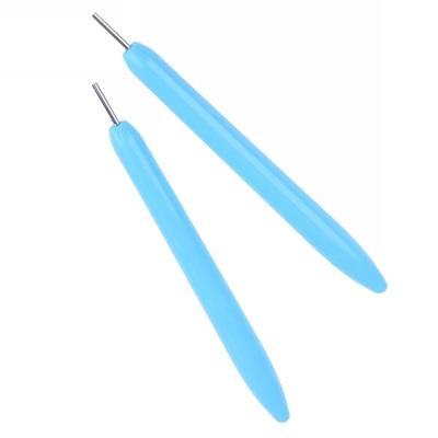 Stylet quilling manche plastique bleu clair