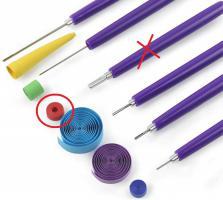 Stylet quilling roule bande de paper spirale lot outil materiel loisir creatif eugenie