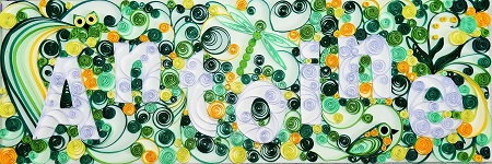 Tableau prenom quilling antoine loisirs creatifs