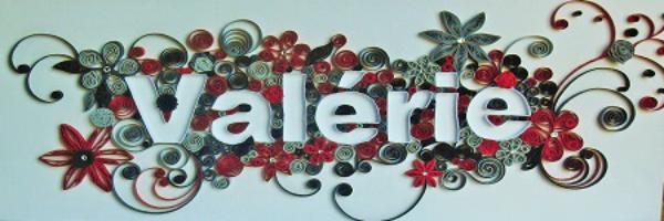 Tableau prenom quilling valerie loisirs creatifs 1