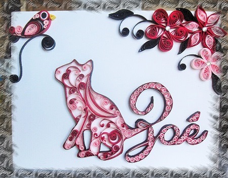 Tableau prenom quilling zoe loisirs creatifs